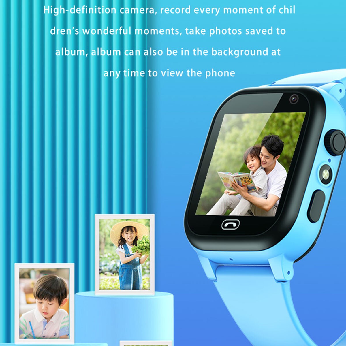 Smartwatch Watches For Kid Boy With Alarm - Crianças relógio inteligente chamada sos esporte