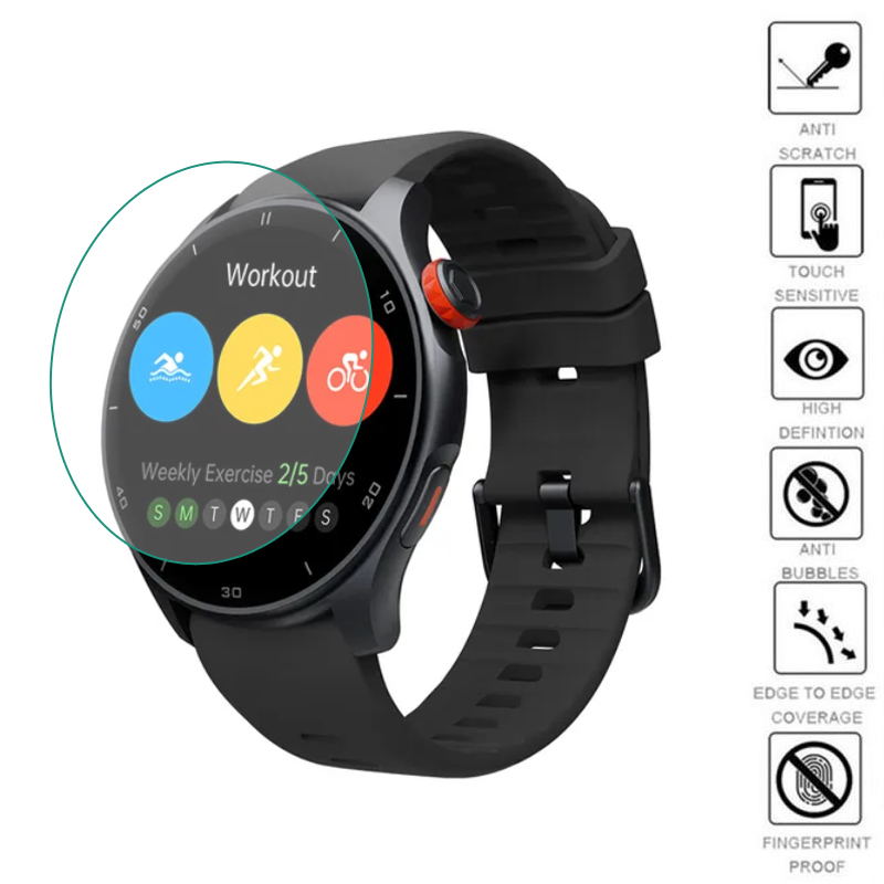 Smartwatch English - 5 pçs tpu macio smartwatch claro