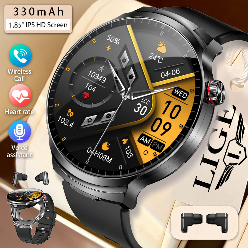 Smartwatch Noise Watches For Men - LIGE 2026 Novo Fone de Ouvido