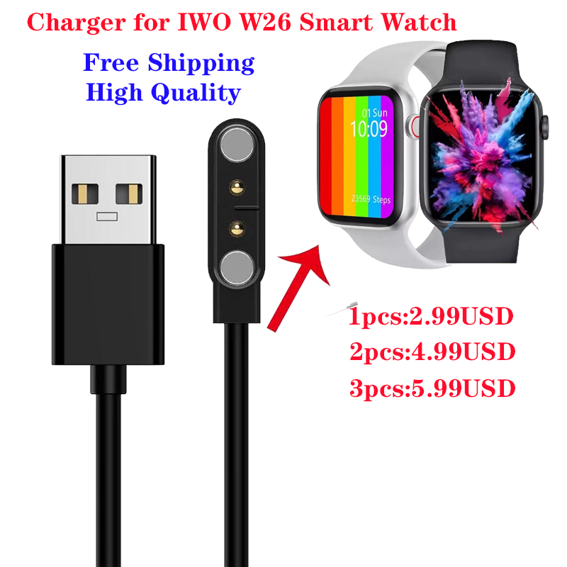 Watch Iwo - Envio rápido 2pin magnético smartwatch doca