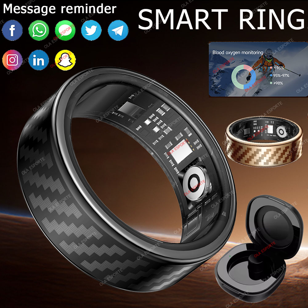 Smartwatch Health Watches For Women - Novo Anel Inteligente com Notificação de
