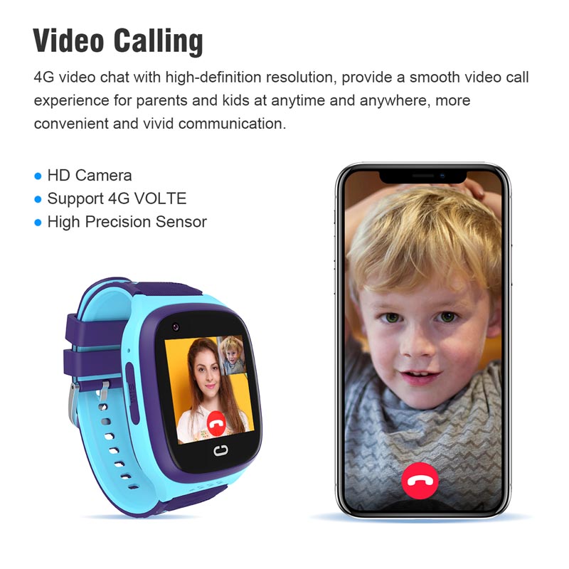 Smartwatch Watches For Kid Boy With Alarm - Relógio de telefone android 4g gps