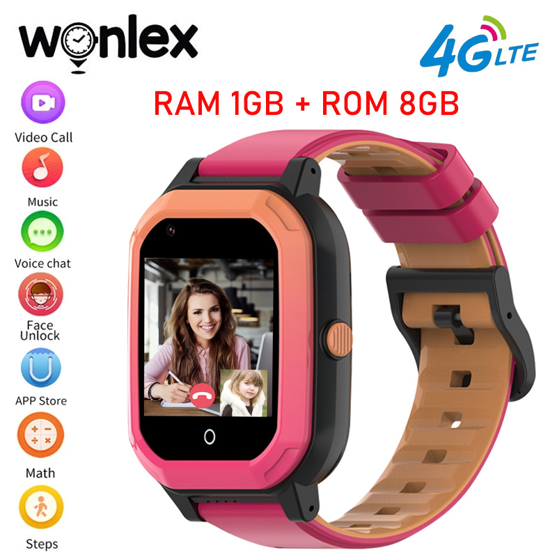 Smartwatch Digital Watches For Kids - Wonlex 4g relógio inteligente crianças gps
