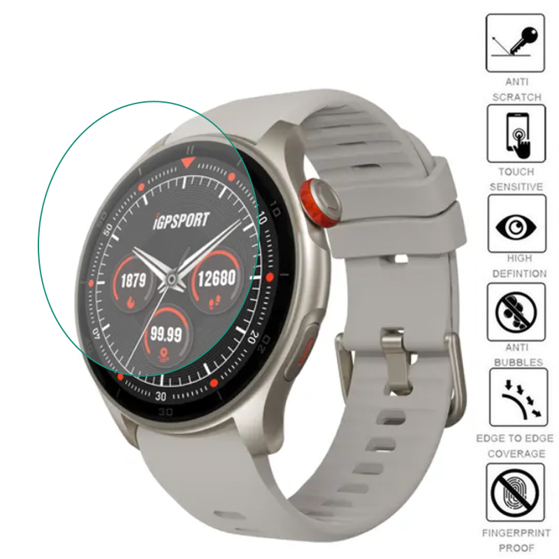 Smartwatch English - 5 pçs tpu macio smartwatch claro
