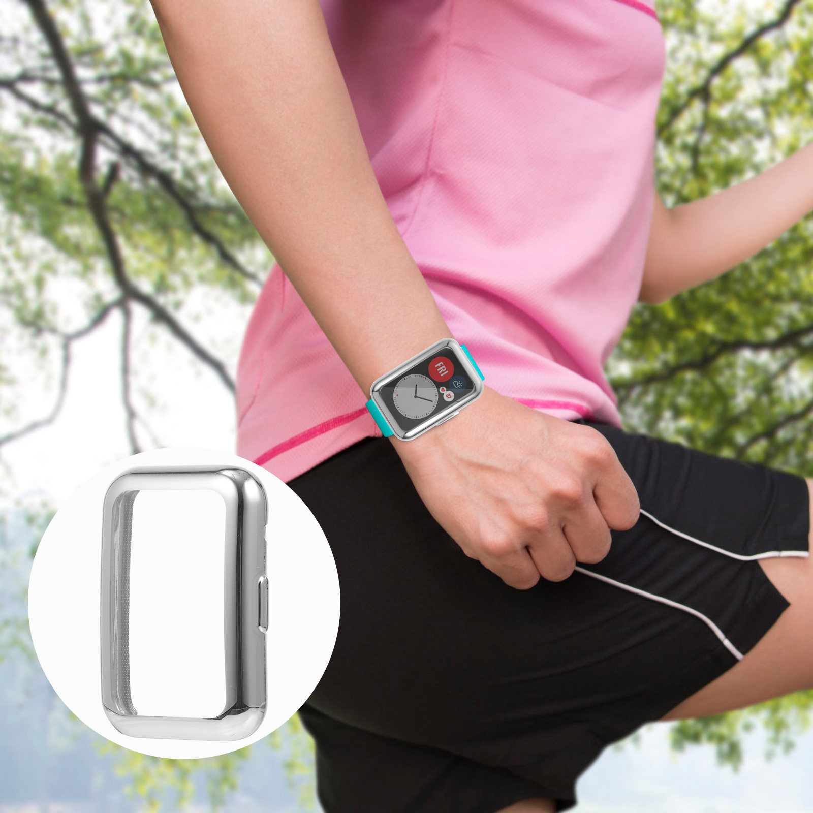 Smartwatch Stylish Watches For Women - 2 Peças Capa Protetora Elegante de