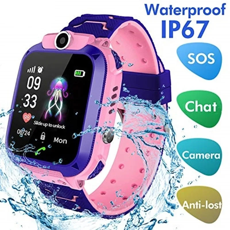 2g crianças relógio inteligent - Smartwatch Digital Watches For Kids avaliação e preço