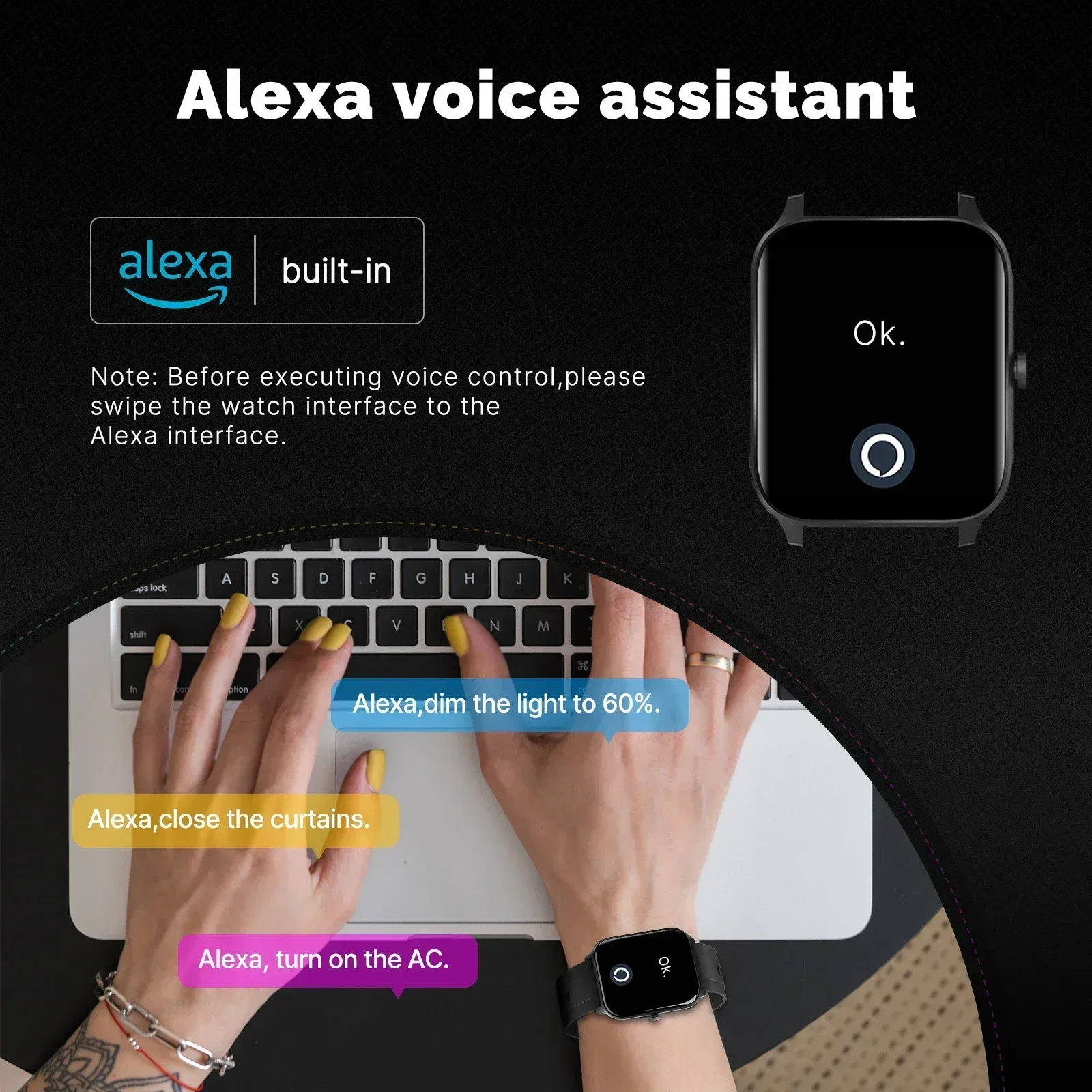 MOES Relógio Inteligente Alexa - Watch Iwo avaliação e preço