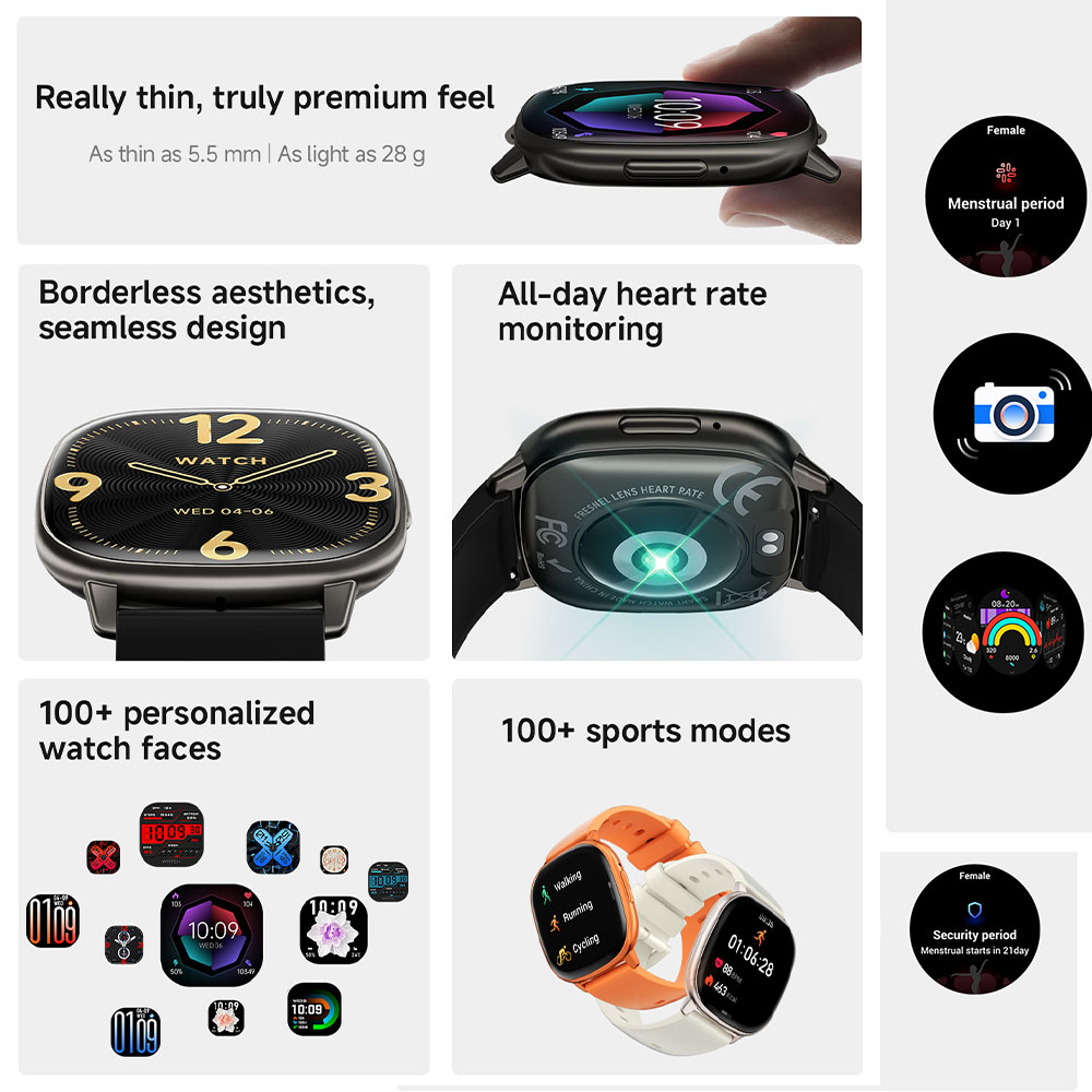 Novo Relógio Inteligente Ultra - Smartwatch Stylish Watches For Women avaliação e preço