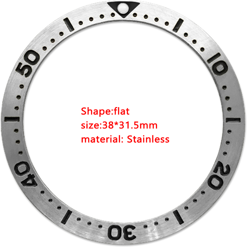 38mm moldura de aço inoxidável - Watch Bezel Insert avaliação e preço
