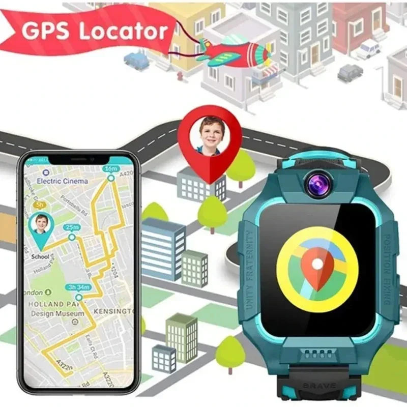 Lenovo crianças relógio inteli - Smartwatch Digital Watches For Kids avaliação e preço