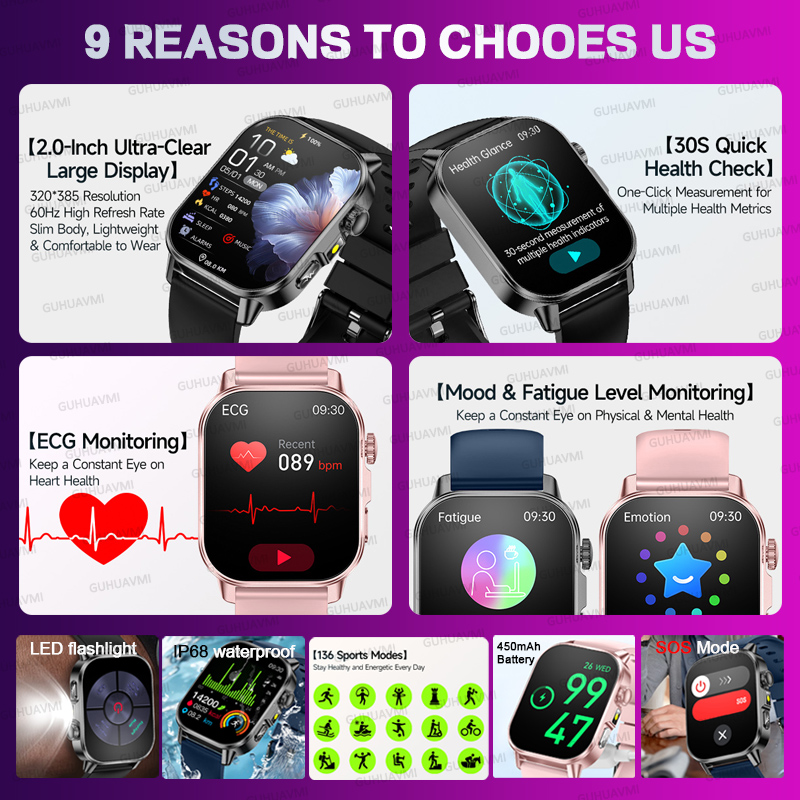 Relógio Inteligente para Exame - Smartwatch Health Watches For Women avaliação e preço