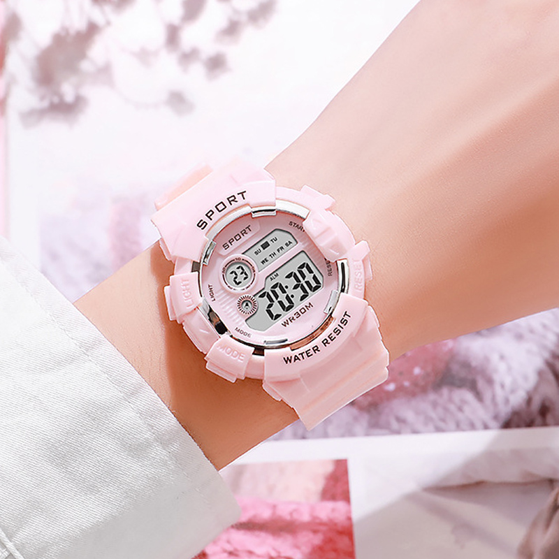 Moda crianças relógios luminos - Smartwatch Digital Watches For Kids avaliação e preço