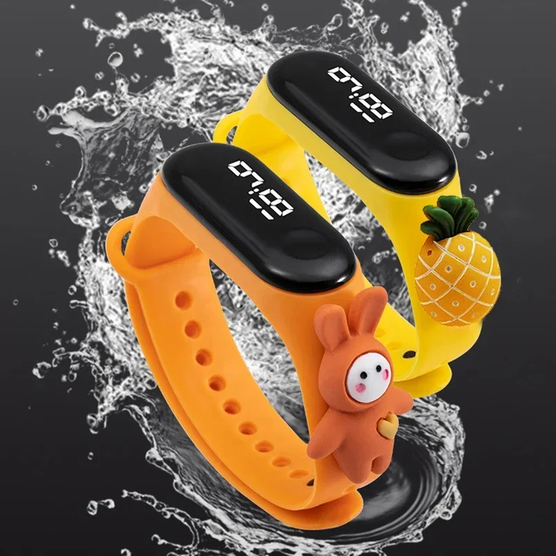 Crianças à prova dwaterproof á - Smartwatch Digital Watches For Kids avaliação e preço
