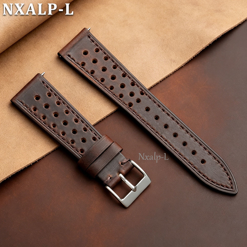 Pulseira de Couro Vintage para - Omega Watches Smartwatch avaliação e preço