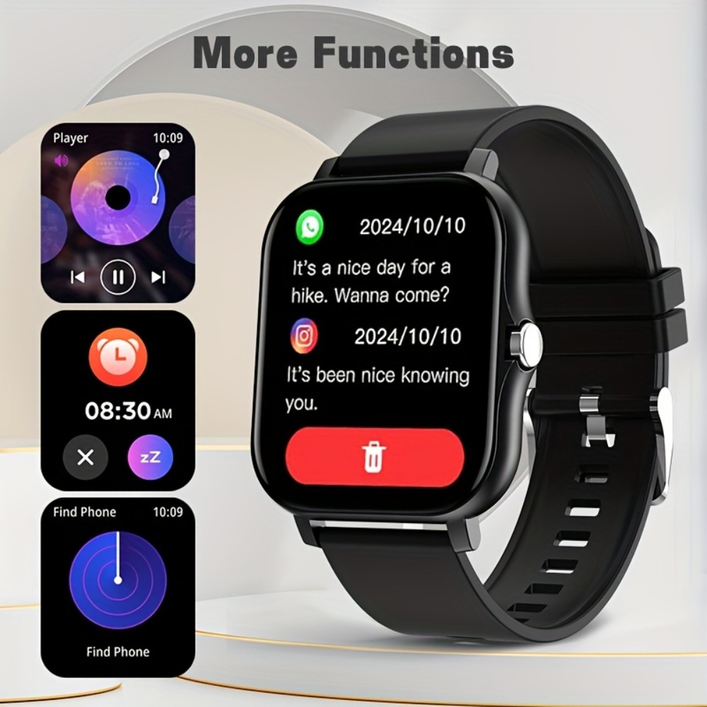 Suporta textos contador de cal - Smartwatch Stylish Watches For Women avaliação e preço