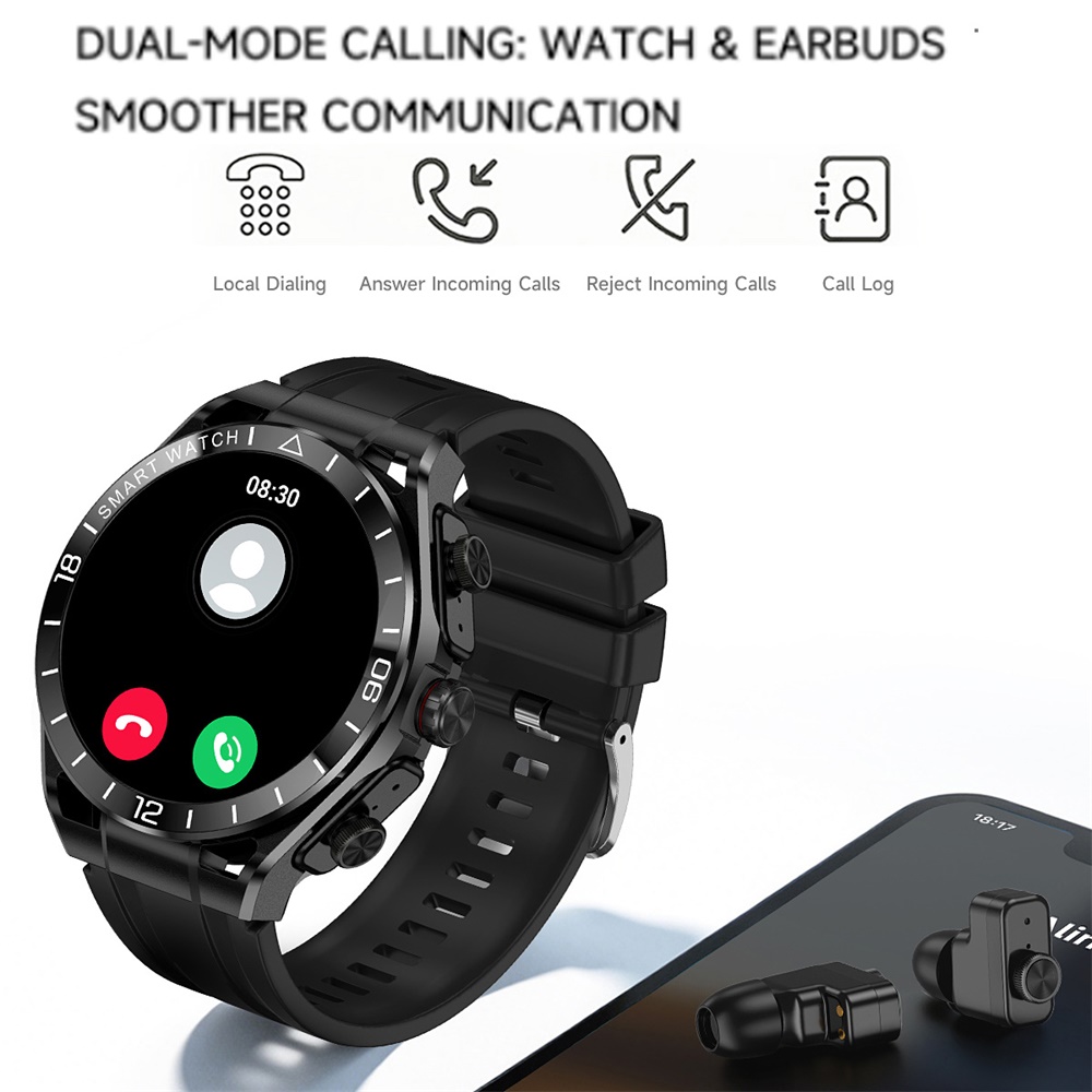 Fones de Ouvido Bluetooth 2 em - Smartwatch Noise Watches For Men avaliação e preço