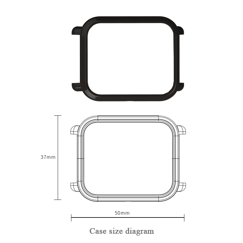 Capa para amazfit bip banda pu - Smartwatch English avaliação e preço