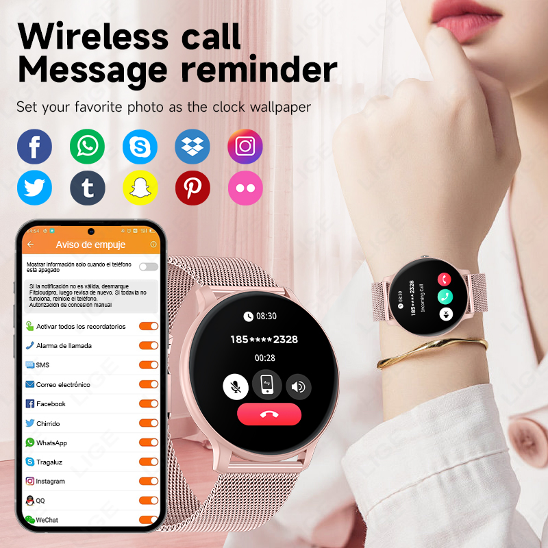 Novo Smartwatch 2026 para Mulh - Smartwatch Health Watches For Women avaliação e preço