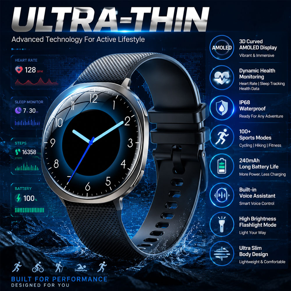 Novo Relógio Inteligente com R - Smartwatch Health Watches For Women avaliação e preço