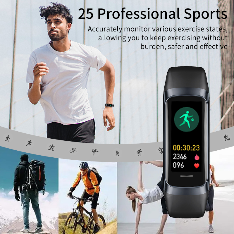 LIGE 1.1 Polegada Amoled Monit - Smartwatch Health Watches For Women avaliação e preço
