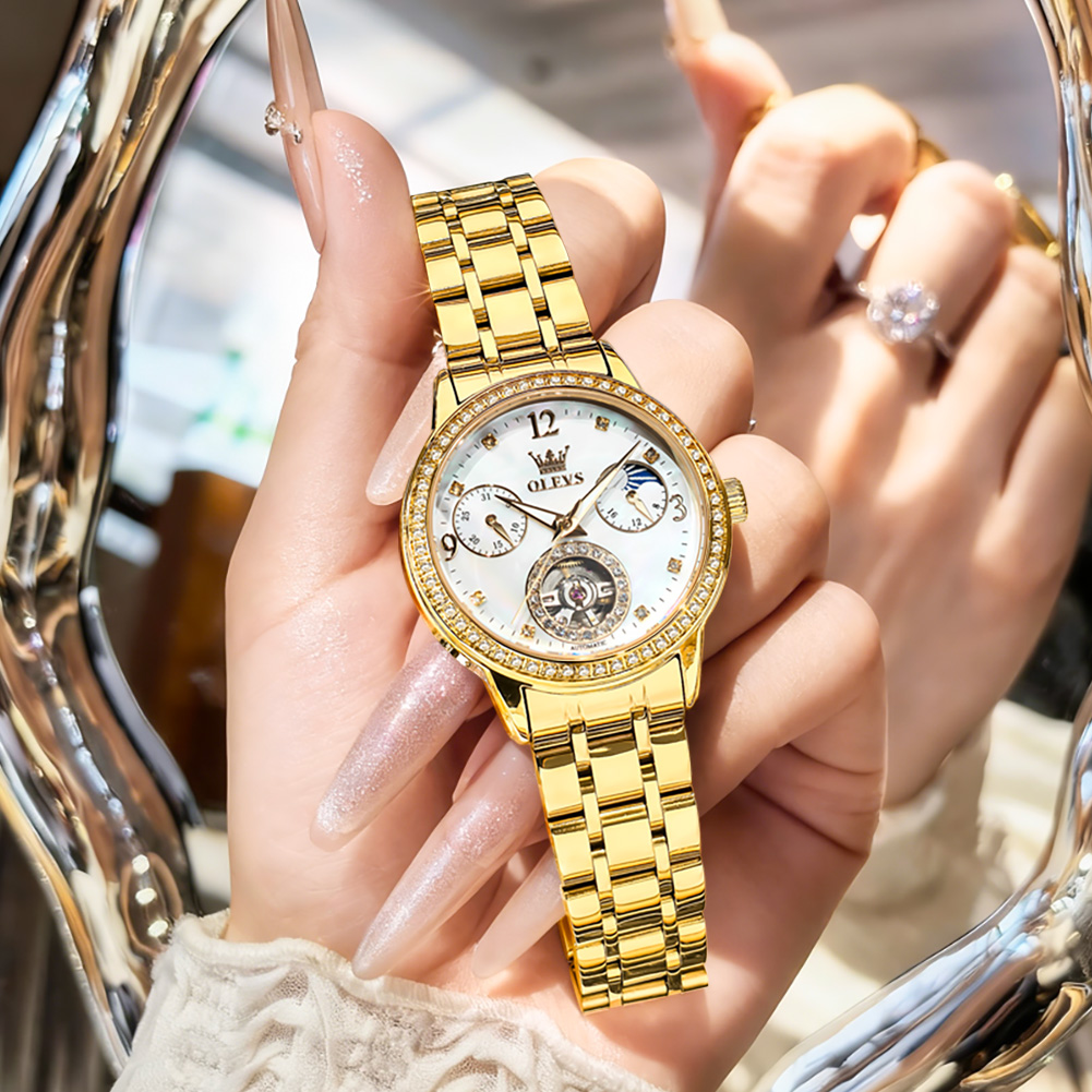 Relógio Automático Feminino OL - Watch Bezel Insert avaliação e preço