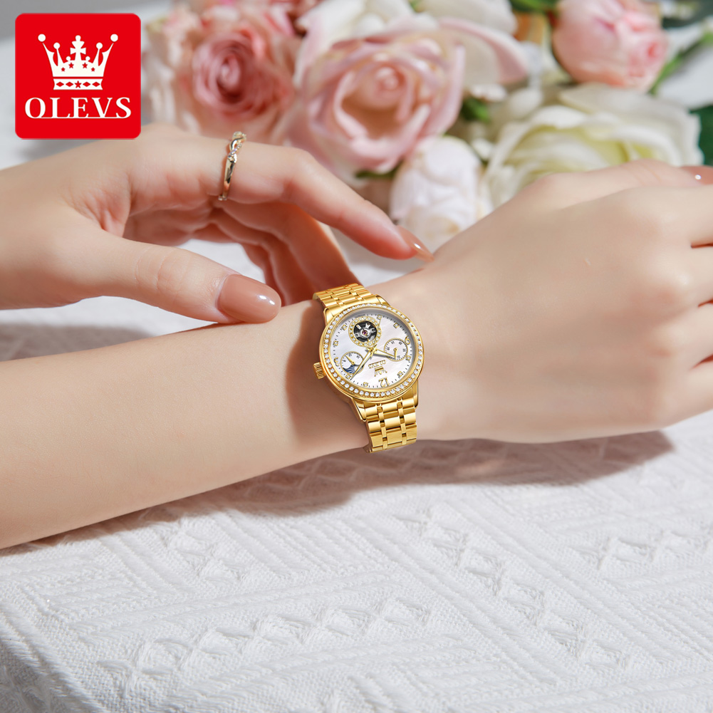 Relógio Automático Feminino OL - Watch Bezel Insert avaliação e preço
