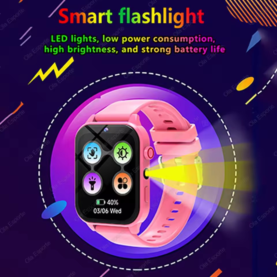 100 + jogo smartwatch criança  - Smartwatch Watches For Kid Boy With Alarm avaliação e preço