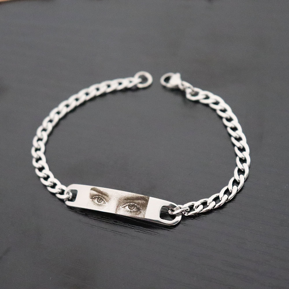 Pulseira de casal gravada com  - Bracelet Link Remover avaliação e preço
