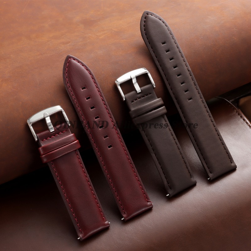 Pulseira de Couro de Vaca com  - Omega Watches Smartwatch avaliação e preço