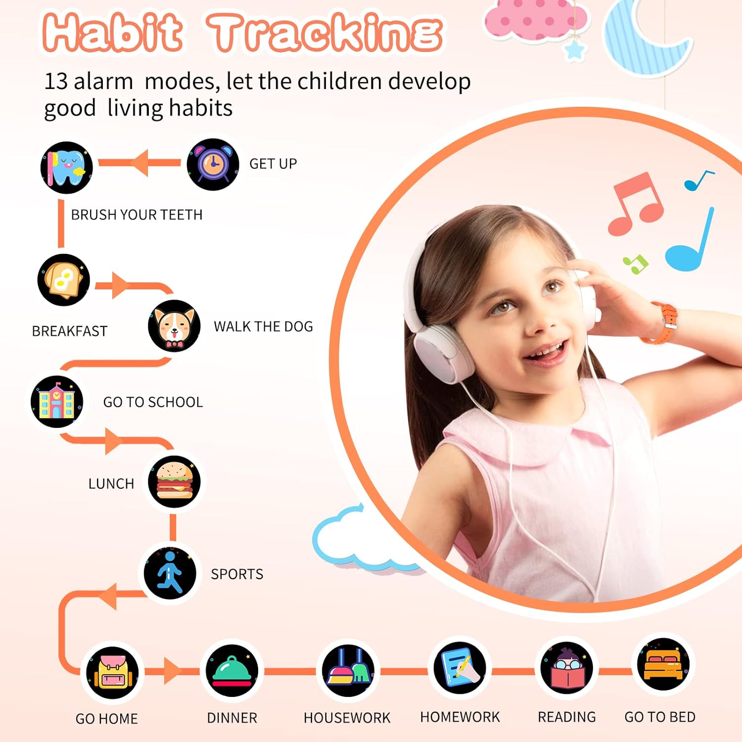 Jogos infantis Relógio intelig - Smartwatch Digital Watches For Kids avaliação e preço