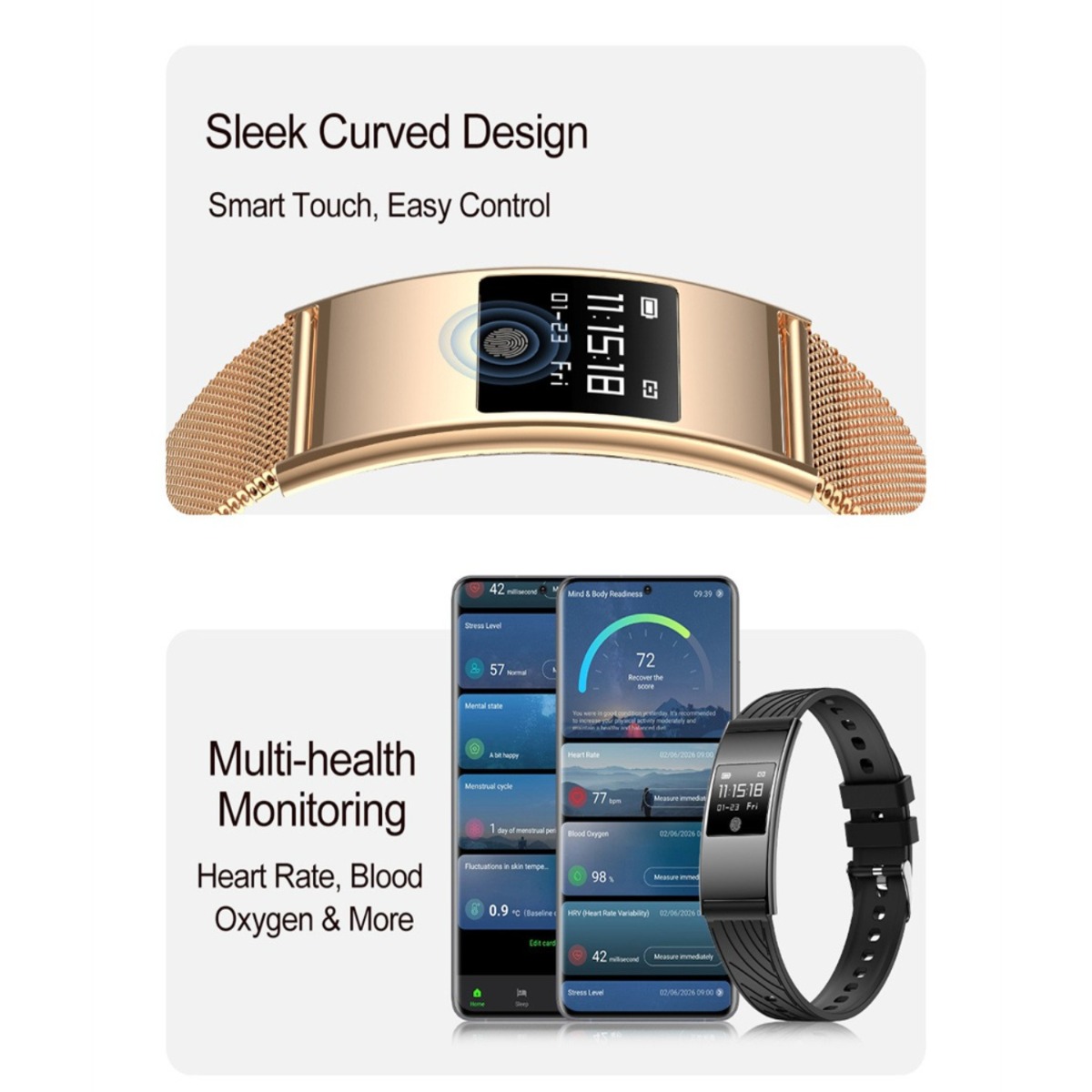 Relógio Inteligente Ultra-Fino - Smartwatch Stylish Watches For Women avaliação e preço
