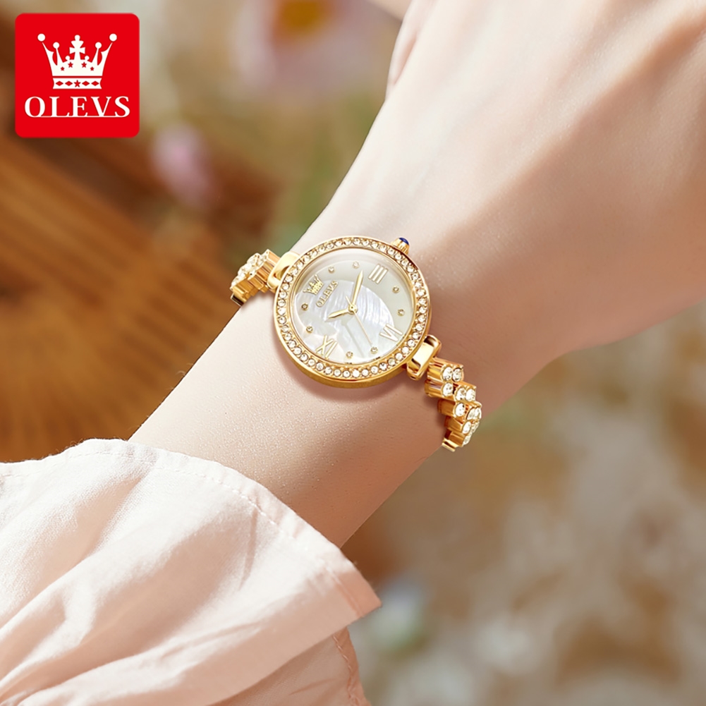 Olevs 9903 relógios femininos  - Watch Bezel Insert avaliação e preço